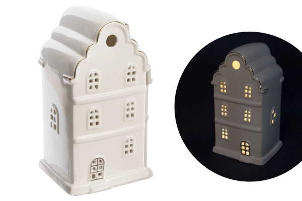 Domek ceramiczny LED (2/16szt) Domek ceramiczny LED (2/16szt)
