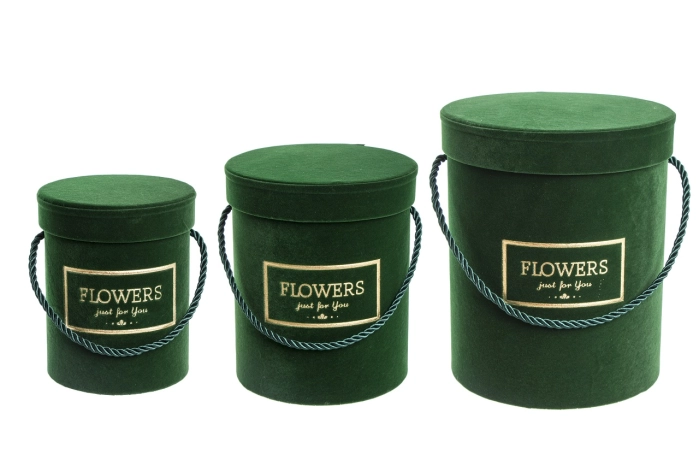 Flower box [s/3] (12kpl) [dark green]