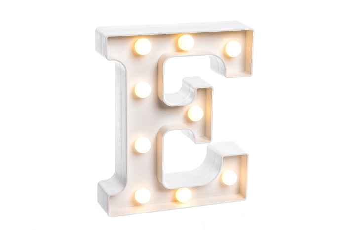 Litera LED E (8 szt)