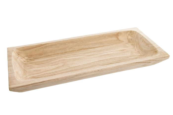 Drewniany talerz prostokat 50x21x5cmH (10 szt)