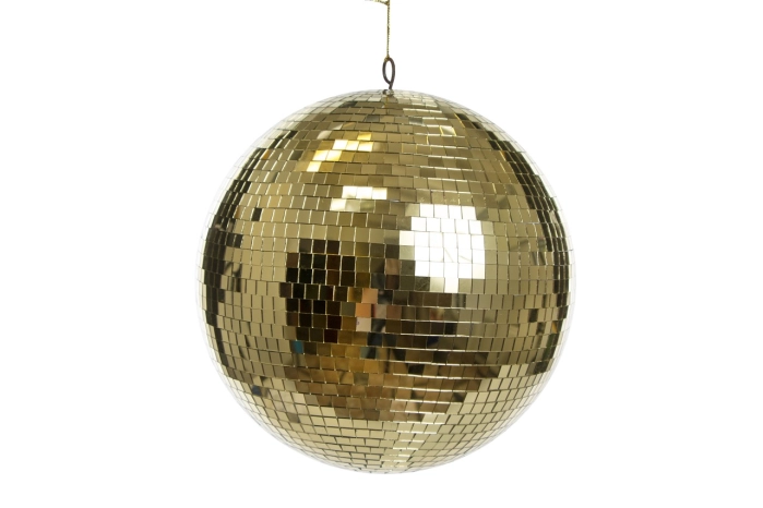 Kula disco złota 30cm (1 szt)