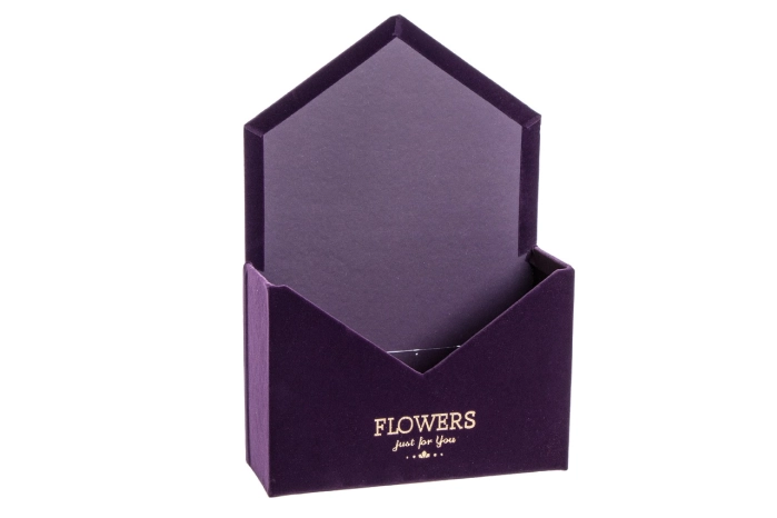 Flower box koperta welur  (2/24 szt)