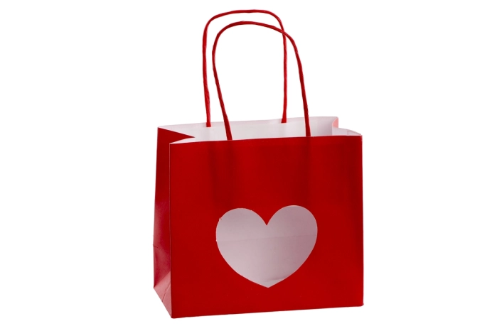 Shopper heart rosso (12/288szt) [UYI65HCC4XMRO]