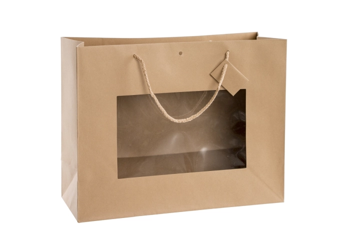 Shopper window kraft nature (12/72szt) [UY507HNNIZTNN]