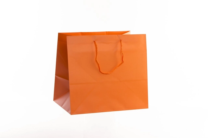 Torebka papierowa pomarańczowa 35x32+25 cm (12/72 szt)UY510HRR0P1AR