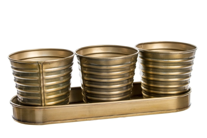 Osłonki metalowe z podstawką antique gold [s/3] (16kpl)