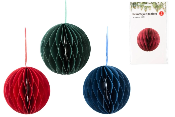 Kula z papieru do składania 20cm (24szt)