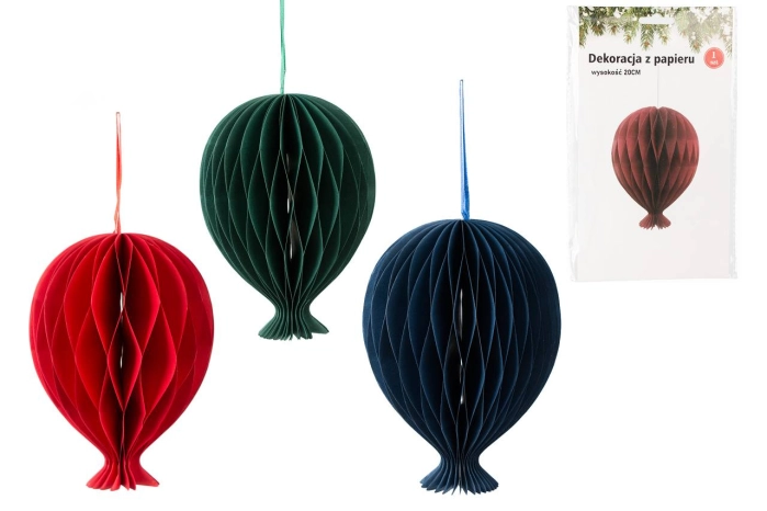 Balon z papieru do składania 20cm (24szt)