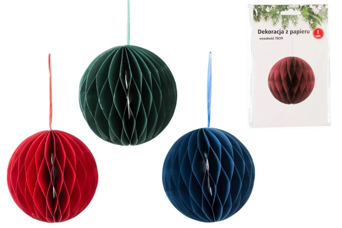 Kula z papieru do składania 15cm (24szt)