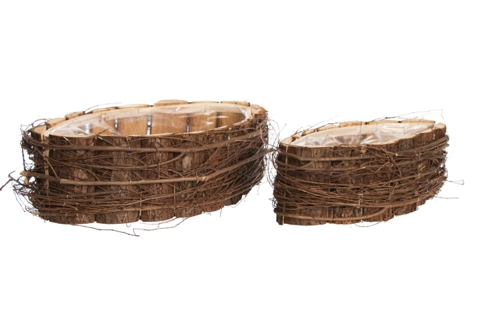 Osłonka drewniana łódka [s/2] (6kpl)