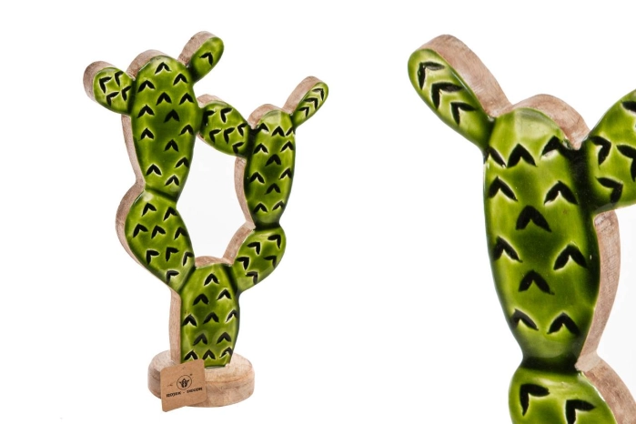 Kaktus drewniany (2szt)