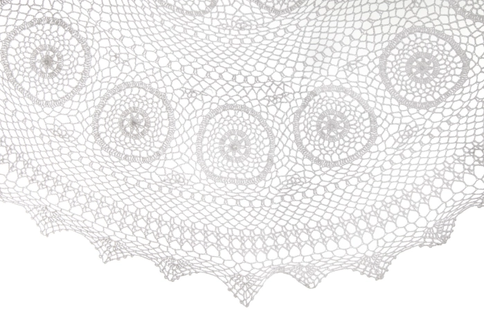 Obrus 140cm RD white