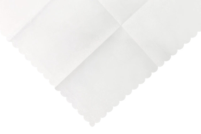 Obrus kremowy 85x85cm (1 szt)