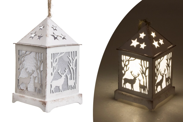 Ozdoba choinkowa lampion (12/72 szt)