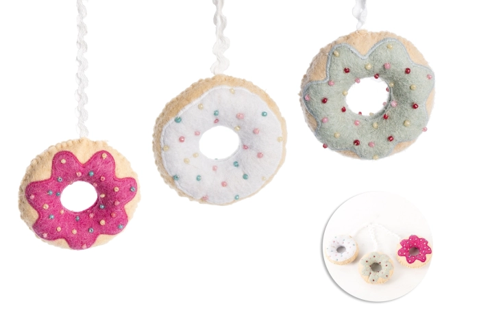 Zawieszka z filcu donat (5/50kpl)