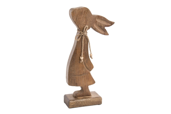 Zając drewniany figurka (6szt)