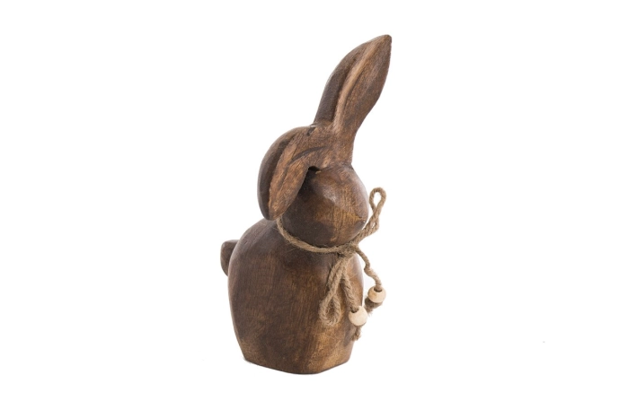 Zając drewniany figurka (8szt)