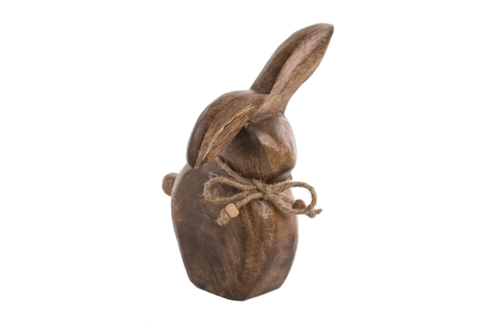 Zając drewniany figurka (6szt)
