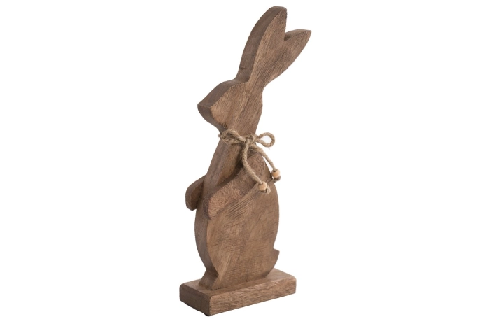 Zając drewniany figurka (6szt)