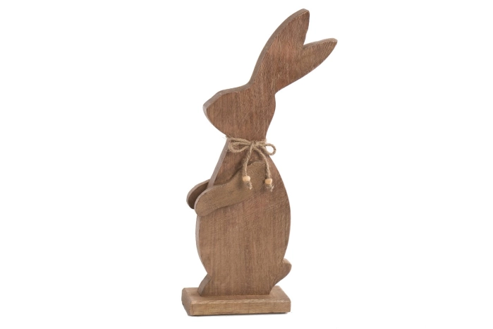 Zając drewniany figurka (4szt)