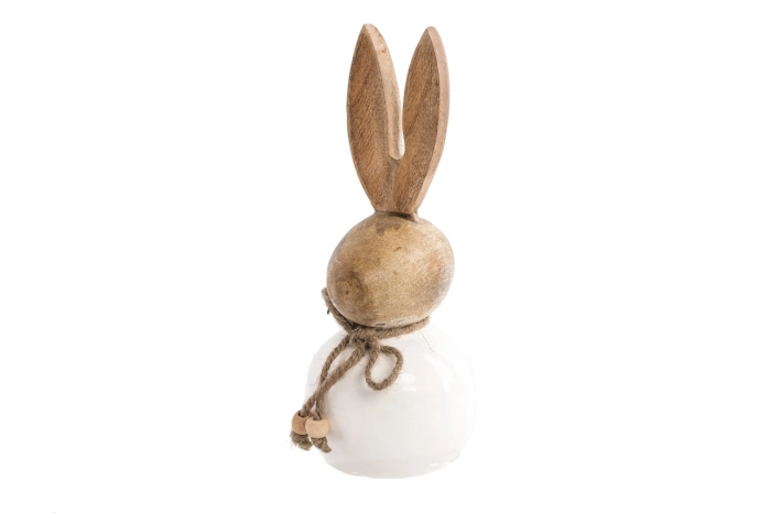 Zając drewniany figurka (8szt)