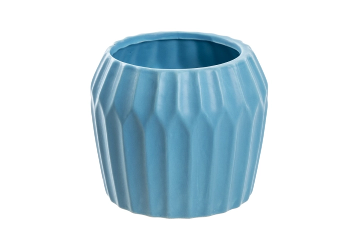 Doniczka ceramiczna niebieska (2/12 szt)
