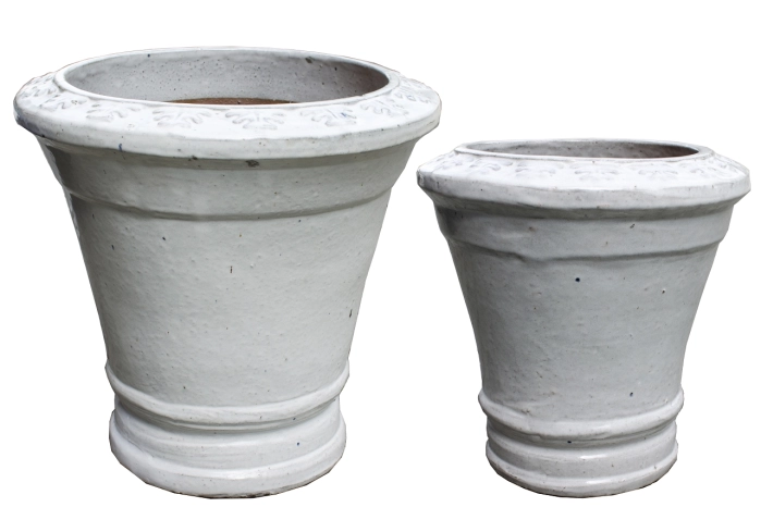 Ceramiczna donica ogrodowa [s/2] (1kpl)