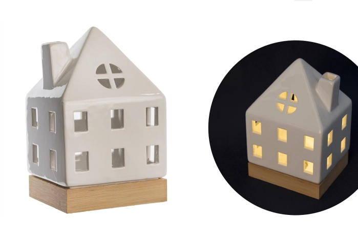 Domek ceramiczny LED (2/32szt)