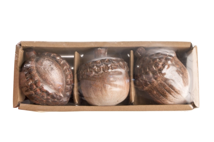 Żołędzie ceramiczne [s/3] (48kpl)