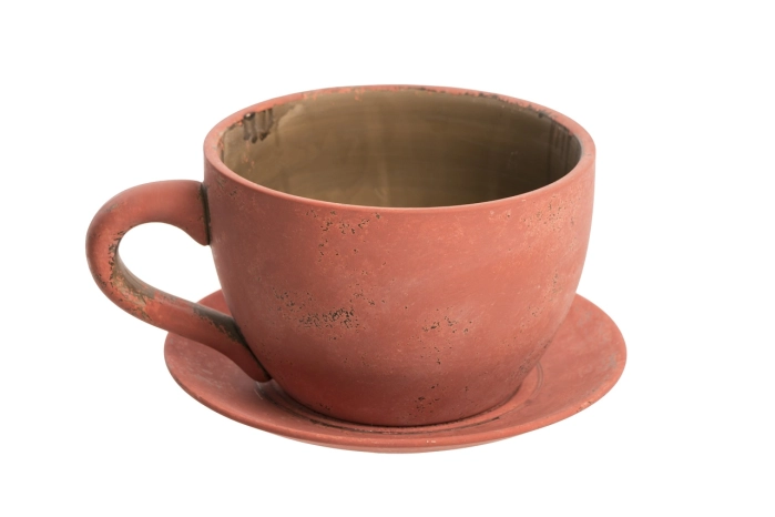 Osłonka ceramiczna filiżanka z podstawką duża (4szt)