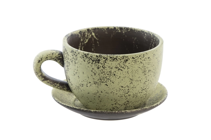 Osłonka ceramiczna filiżanka z podstawką mała (12szt)