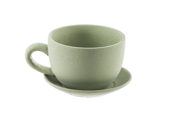 Osłonka ceramiczna filiżanka z podstawką mała (12szt)