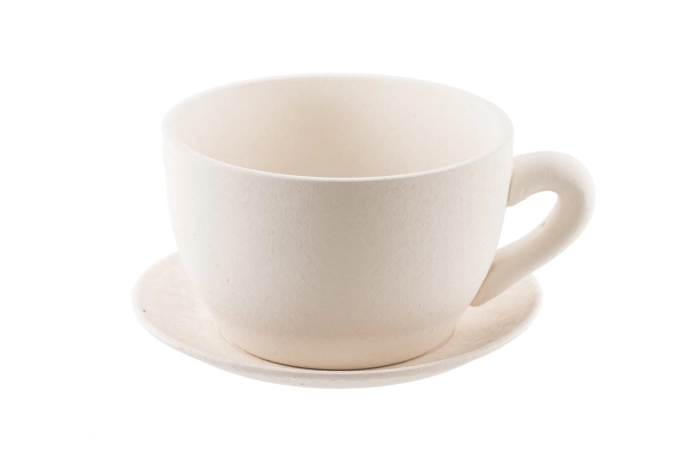 Osłonka ceramiczna filiżanka z podstawką średnia (6szt)