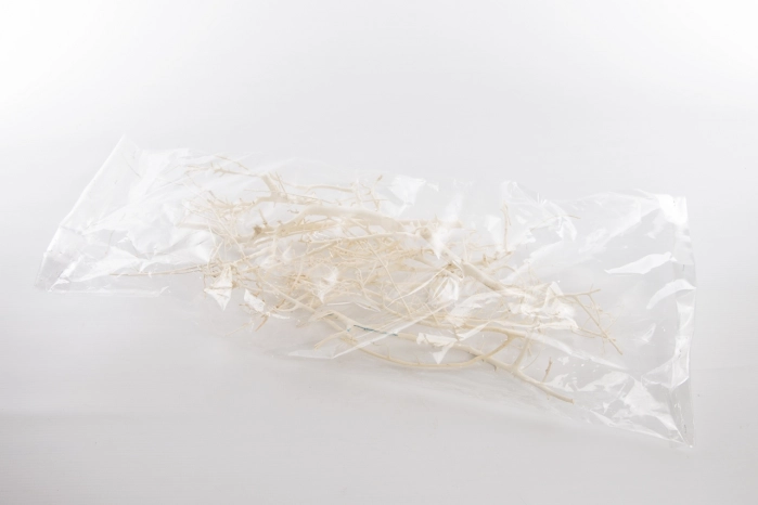 WHITE BUSH BLEACHED poly 10pc (8 szt)