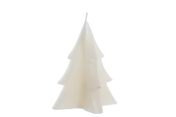 Świeca choinka 9.2x11.5cm White (60szt)