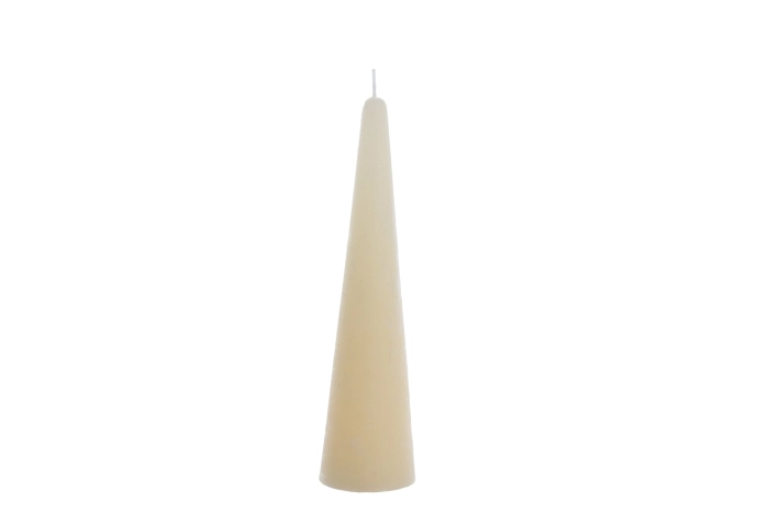 Świeca stożek 5x20cm Creme (48szt)
