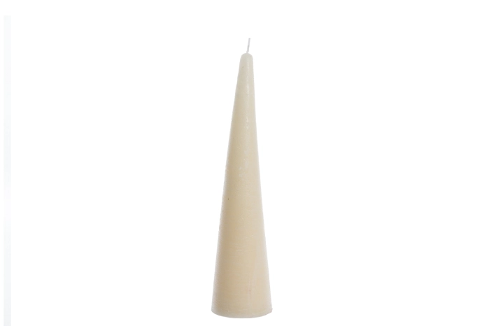 Świeca stożek 6x25cm Creme (24szt)