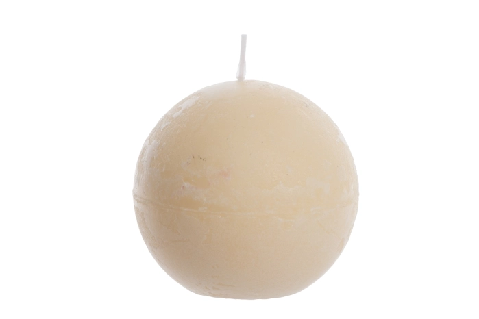 Świeca kulka 10cm Creme (24szt)