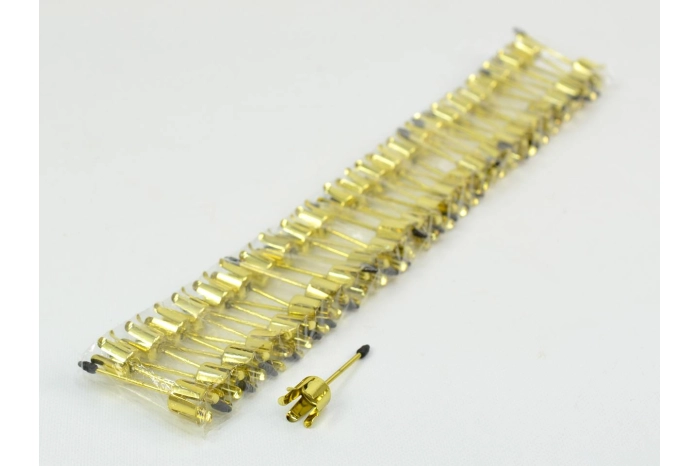 Świecznik gold 2.5x7cm (20op) s/50