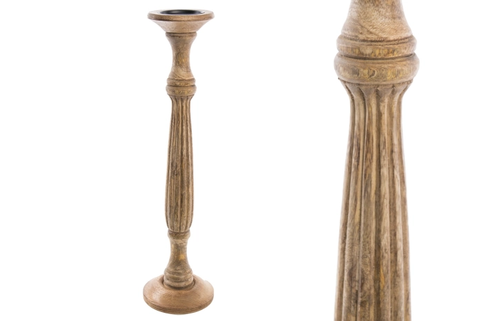 Świecznik drewniany 60cm (4/8szt)