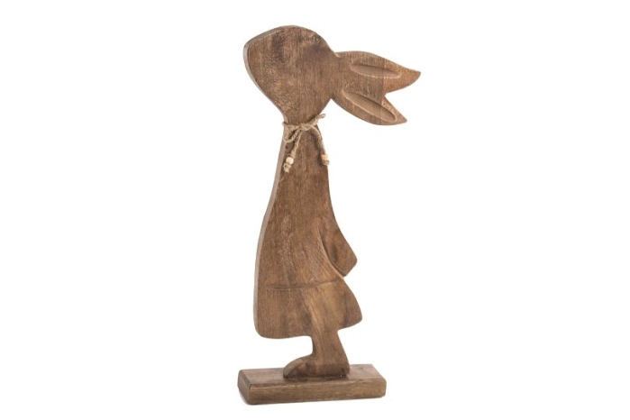 Zając drewniany figurka (2szt)